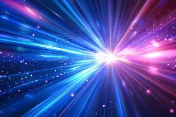 Obraz premium Emitting lines and data, Internet technology big data background