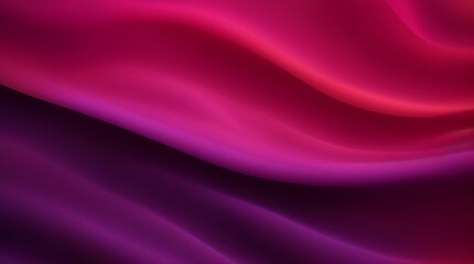 Flowing pink and purple waves form an abstract fabric texture 