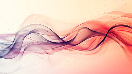 abstract background with orange and red smoke , Abstract background with glowing lines in red and blue colors. 3d rendering
