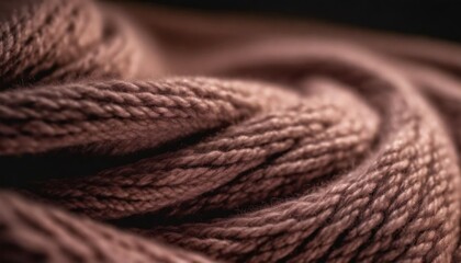 shade of brown pink wool yarn cloth abstract background surface of fabric texture for copy space