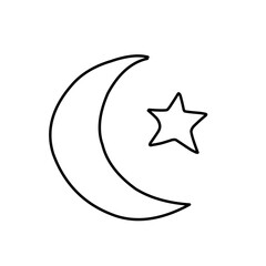 Line icons Islamic