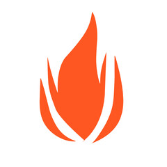 fire icon color,red,orange,yellow,vector