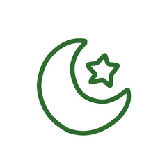 Ramadan Outline Doodle Vector