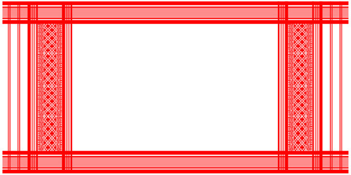 gamosa or gamusa from assam.gamosa textile pattern. gamosa or gamusa is an article of significance for the indigenous people of Assam, India. It is generally a white rectangular piece of cloth vector	