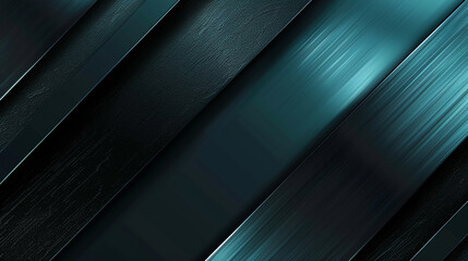 Obraz premium Black and Teal with templates metal texture soft lines tech gradient abstract diagonal background 