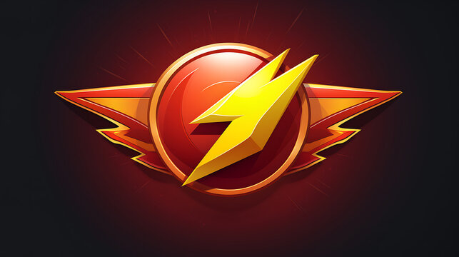 A vector image of a superhero's emblem.