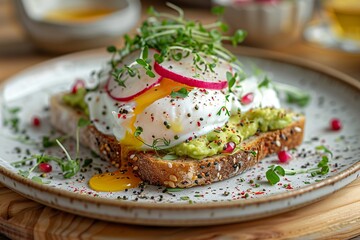 Minimalist Avocado Toast Breakfast

