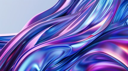 A dynamic abstract image showcasing fluid textures in blue and purple tones, ideal for modern art backgrounds.