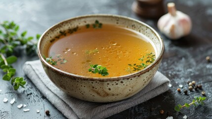 Chicken broth. Generative AI