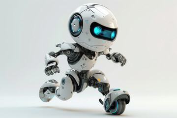 Running artificial intelligence robot