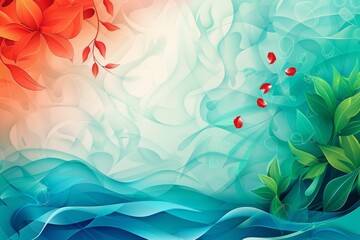 abstract background for Independence Day Bangladesh
