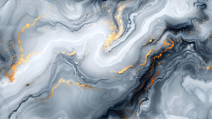 White Marble Swirl Background with Grey Accents for Minimalist and Elegant Designs