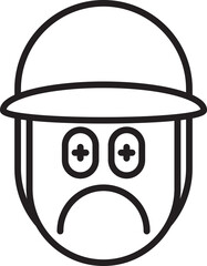 Bored Boy Face Emoji