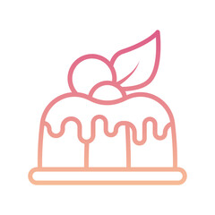 Pudding Gradient Linear Style