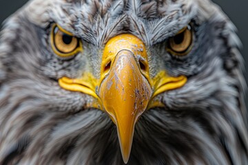 close up of a eagle