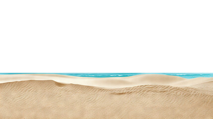 Seaside beach sand cut out - obrazy, fototapety, plakaty