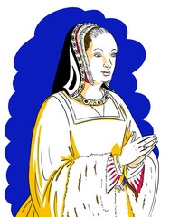 Anne of Brittany, Anne de Bretagne, queen of France and duchess of Britany, 1477-1514