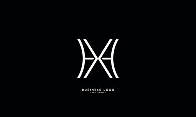 HX, XH, H, X, Abstract Letters Logo Monogram