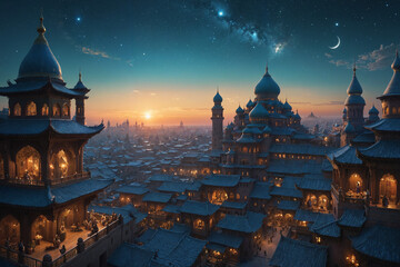 An ancient fictional Arab city