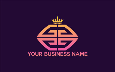 Monogram GG logo vector design, Letters G G, G&G joint logo icon vector template.