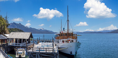 Patagonia, Bariloche, boat trip to Island Isla Victoria and Arrayanes forest.