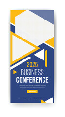 Business conference dl flyer template design, multipurpose business template, dl flyer, corporate marketing banner, multipurpose business template presentation 