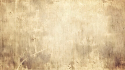 Fototapeta premium Beige Canvas Paper Grunge with Visible Texture for Vintage Background