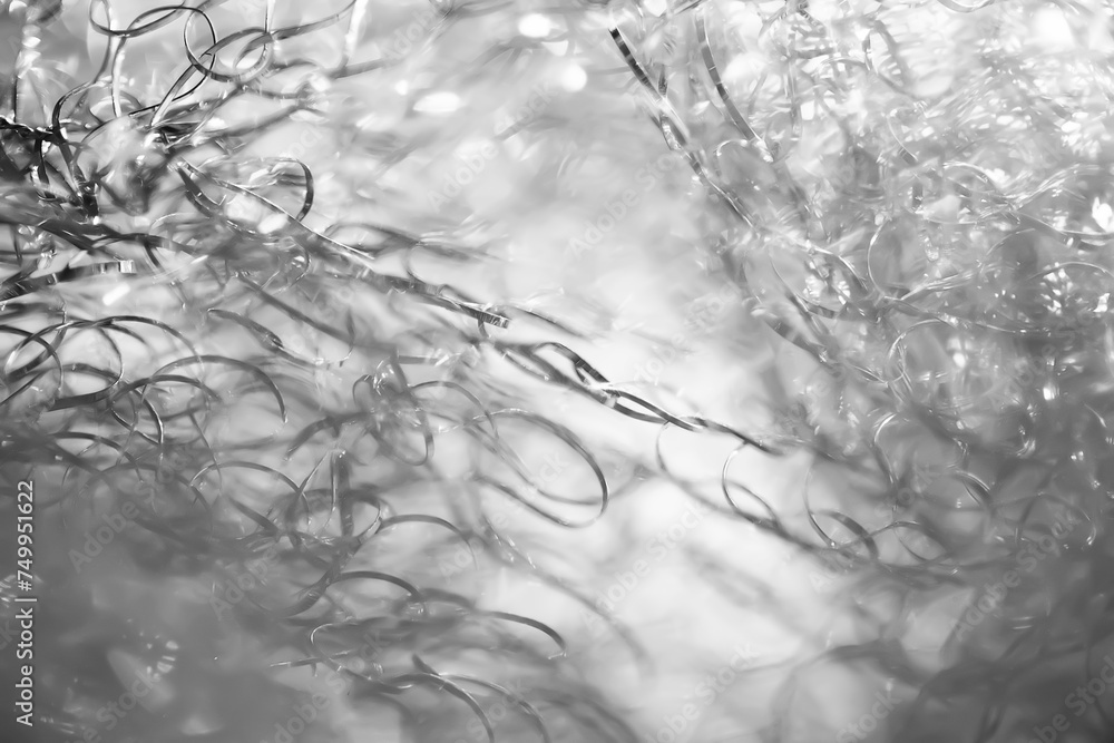 Poster abstract background. tangled wire close-up. blurred glare texture. macro image. selective focus