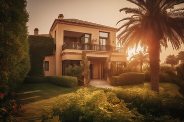Luxury Villa with garden in Spain. Luxury home. Villa Resort, Spanish Real Estate in Sierra Blanca,...