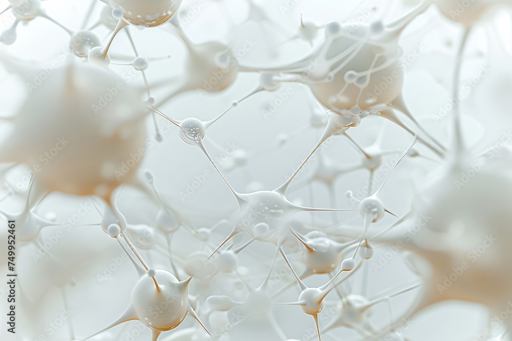 Wall mural abstract background and texture of science and medical backgrounds. generative ai