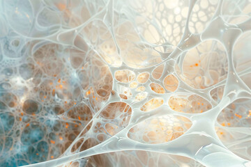 Abstract background and texture of science and medical backgrounds. Generative AI