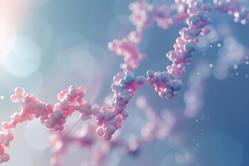 Abstract background and texture of science and medical backgrounds. Generative AI