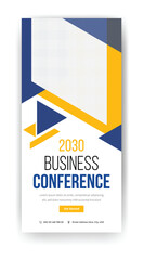 Business conference dl flyer template design, multipurpose business template, dl flyer, corporate marketing banner, multipurpose business template presentation 