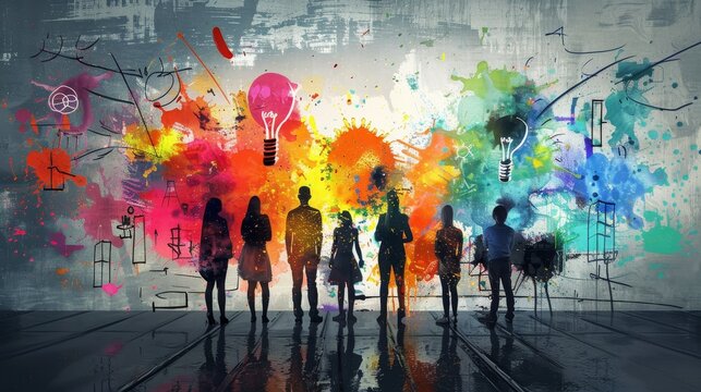 Capture the essence of startup culture, where entrepreneurship meets innovation to challenge and redefine market norms