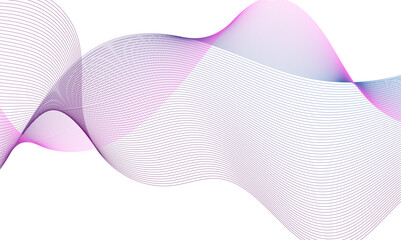 Abstract gradient wavy flowing dynamic smooth curve lines background. Digital future technology concept, presentation, web design, cover, web, texture, technology, science, data, music, magazine.