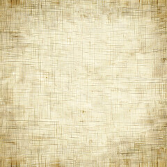 Beige Canvas Paper Grunge with Visible Texture for Vintage Background