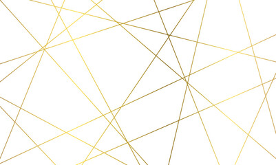 Obraz premium Luxury premium shiny golden geometric lines overlap design for cosmetic product cover background. Vector geometric luxury golden lines for banner, template, book cover, cosmetic product cover. 