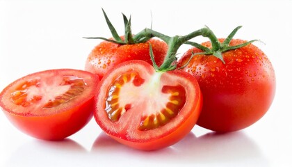 tomato isolated on white