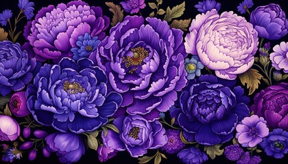 Exotic floral pattern for trendy interior design. wallpaper texture, home decor, stylish background