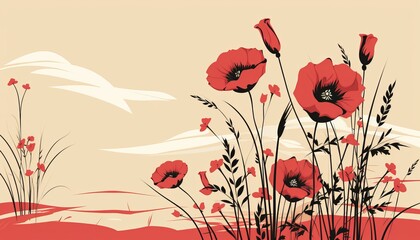 Gentle abstract flower background in modern style, soft and elegant floral design