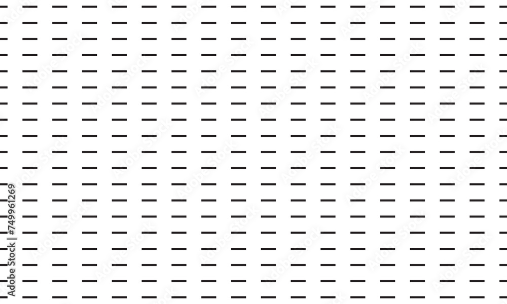 Poster dashed line pattern. striped background with seamless texture. short lines. vector illustration