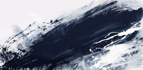 background.KS_black and white paint splatter background