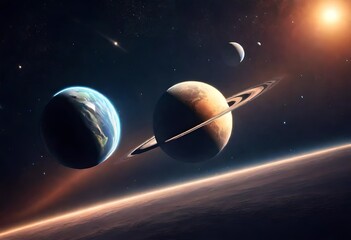 planet in space