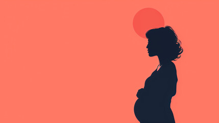 Pregnancy, working mother, discrimination of pregnant women at workplace, worry pregnancy, pregnant, single mother, adolescent  - obrazy, fototapety, plakaty
