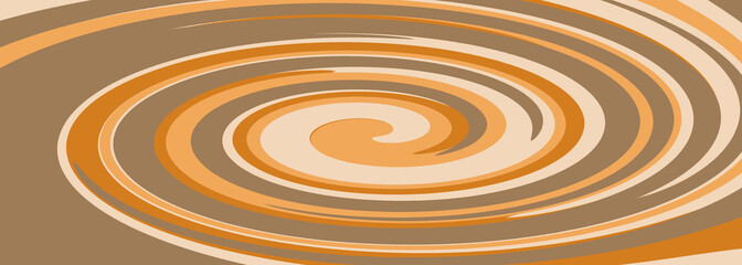 abstract brown coffee banner with free space
