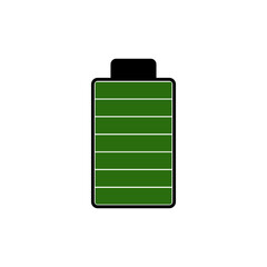 Battery icon with isolated background 