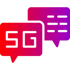 5G-20 Vector Glyph Gradient Icons