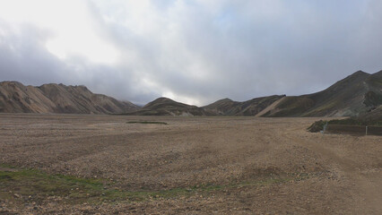 Landmannalaugar is a location in Iceland's Fjallabak Nature Reserve in the Highlands. It is on the edge of the Laugahraun lava field. This lava field was formed by an eruption in 1477.
