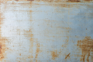 Vintage Aged Wood and Rusty Metal Texture on Old Grunge Wall Background