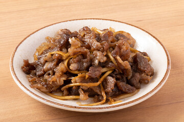牛肉とゴボウのしぐれ煮